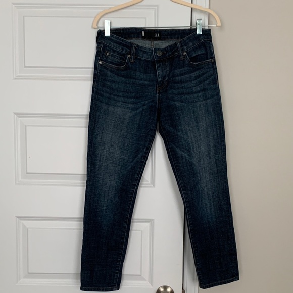 Kut from the Kloth Denim - Kut from the Kloth Women’s Catherine Ankle Straight Leg Jeans - Dark Indigo